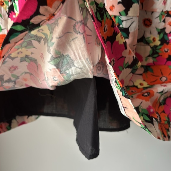 KARLIE Evermore floral puff sleeve dress size L - Picture 6 of 8